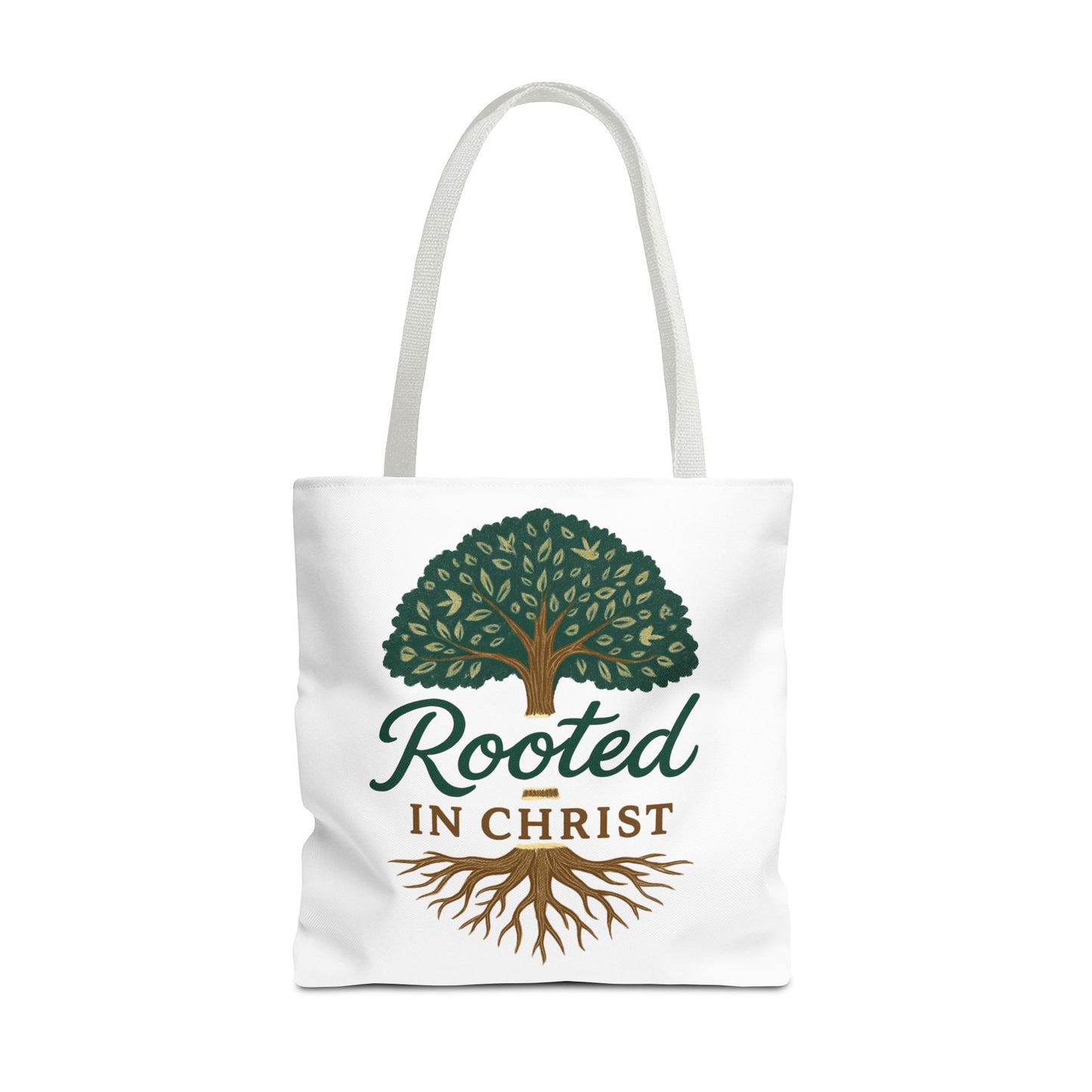 Rooted in Christ Tote Bag - Inspirational Gift for Faith Lovers, Christian Tote, Eco-Friendly Carryall, Stylish Church Accessory, [...]