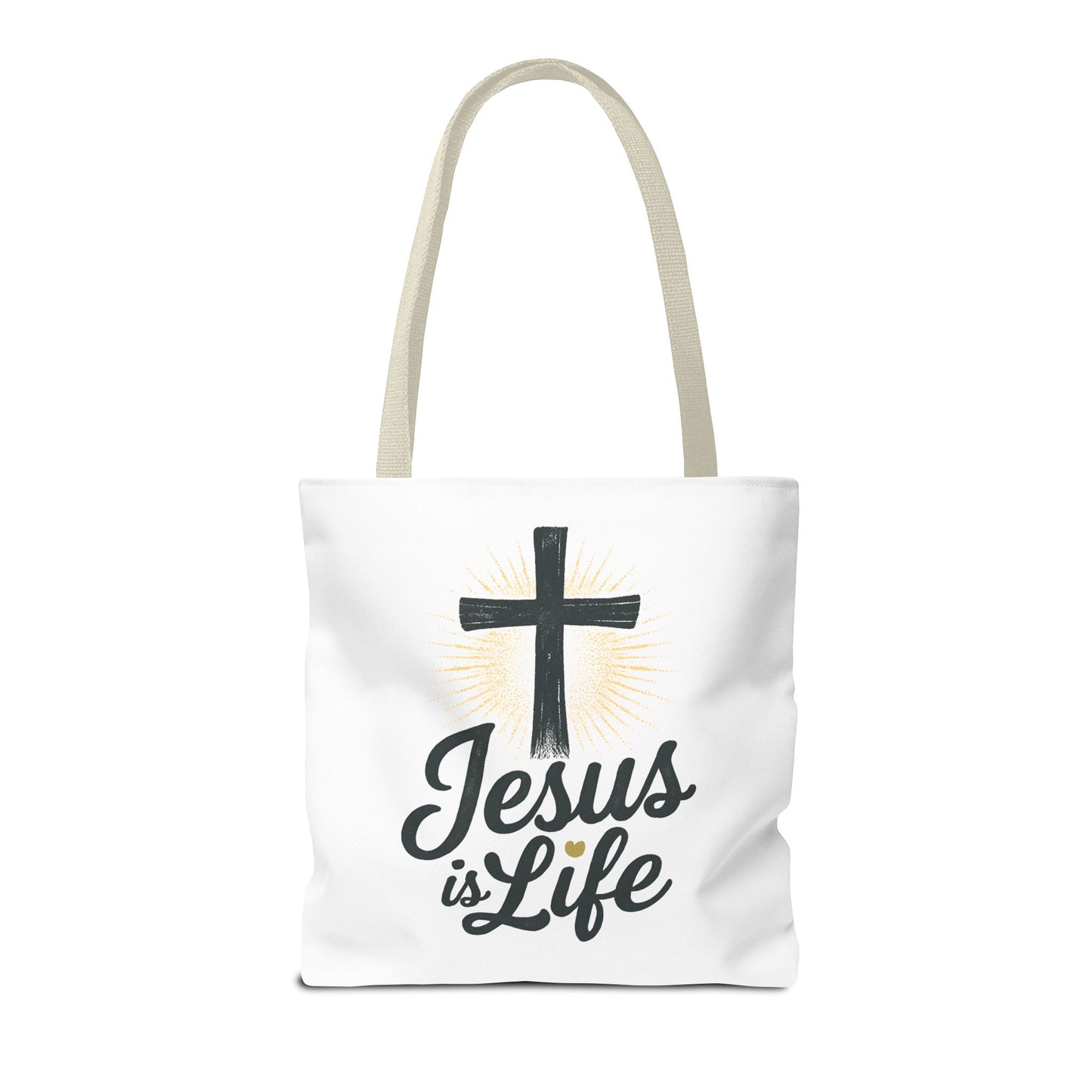 Inspirational Jesus Tote Bag - Faith-Based Carry All