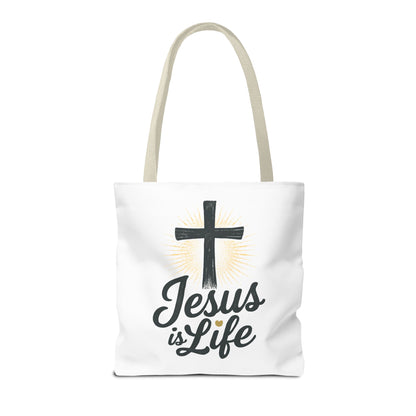 Inspirational Jesus Tote Bag - Faith-Based Carry All