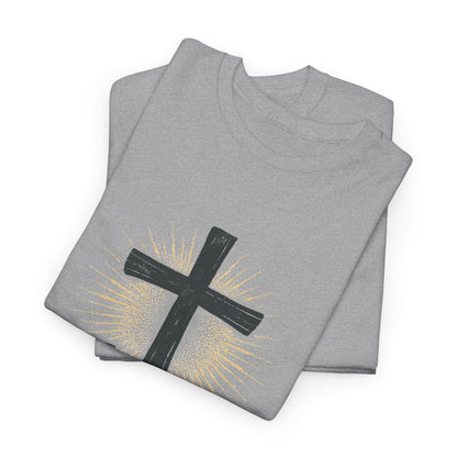 "Jesus is Life" - Inspirational T-Shirt - Unisex Heavy Cotton Tee