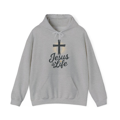 Jesus is Life" - Unisex Hoody - Comfortable & Inspirational Sweatshirt