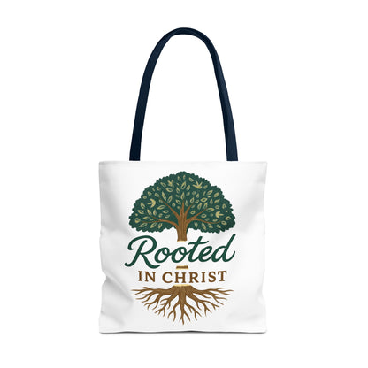 Rooted in Christ Tote Bag - Inspirational Gift for Faith Lovers, Christian Tote, Eco-Friendly Carryall, Stylish Church Accessory, [...]