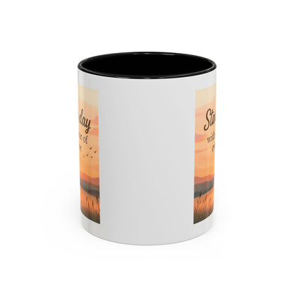 "Start Your Day with the Creator of Every Sunrise" Coffee Cup - Mug