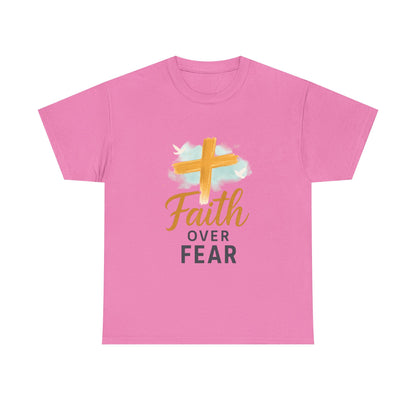 Faith Over Fear Unisex Heavy Cotton Tee