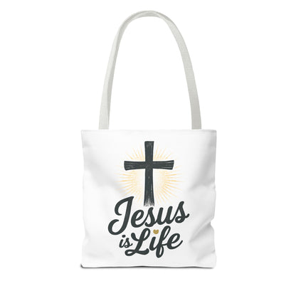 Inspirational Jesus Tote Bag - Faith-Based Carry All