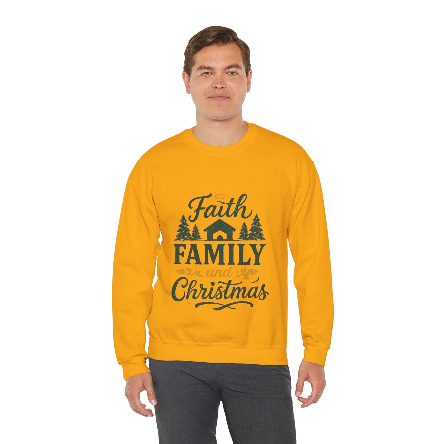 Faith Family Christmas Sweatshirt