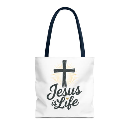 Inspirational Jesus Tote Bag - Faith-Based Carry All