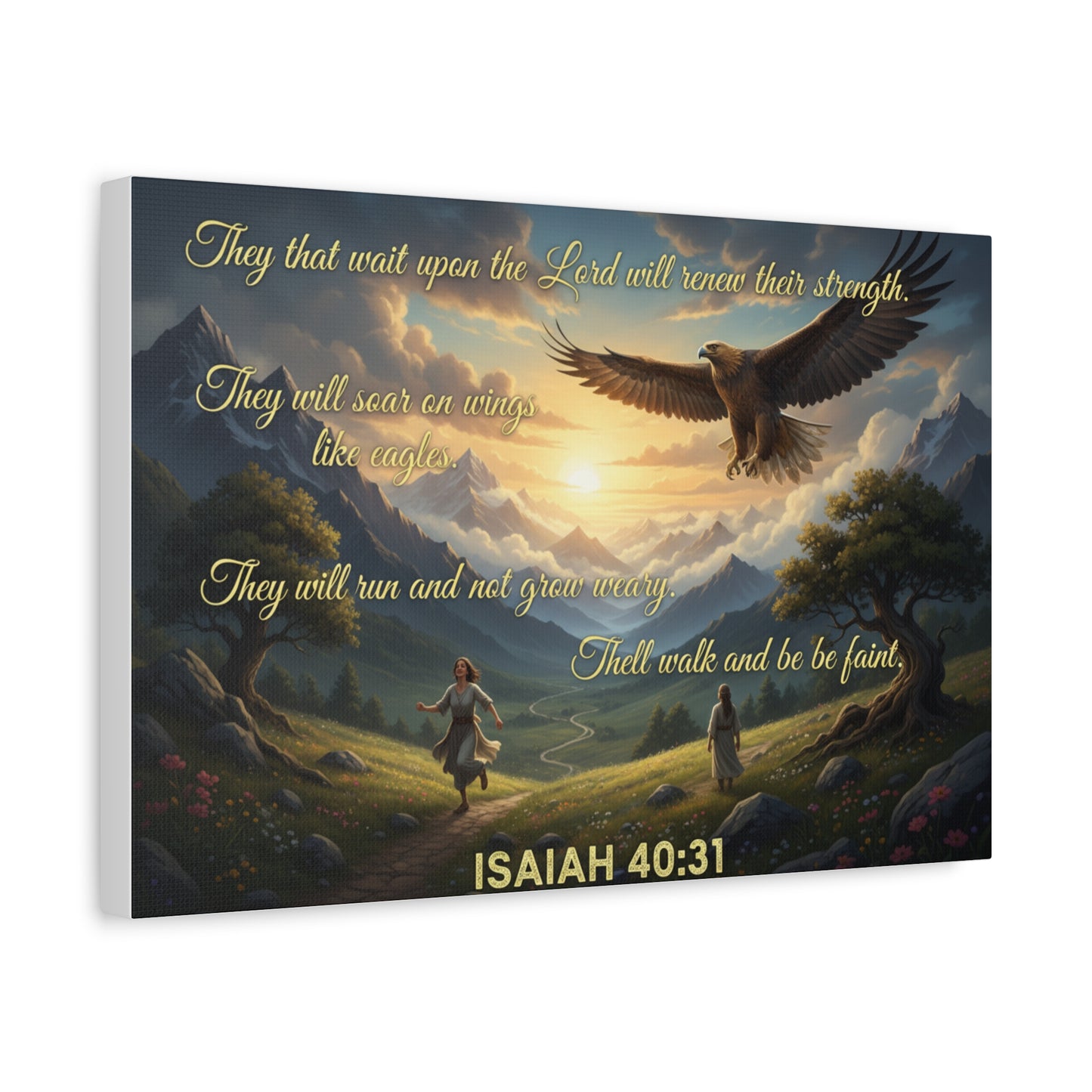 Isaiah 40:31 - Wall Art Canvas Print