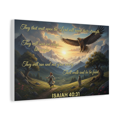 Isaiah 40:31 - Wall Art Canvas Print