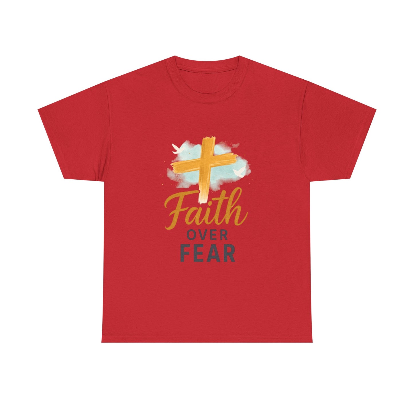 Faith Over Fear Unisex Heavy Cotton Tee