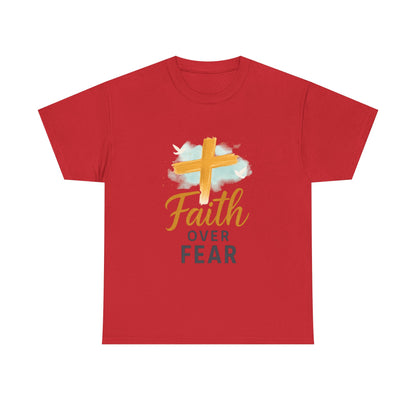 Faith Over Fear Unisex Heavy Cotton Tee