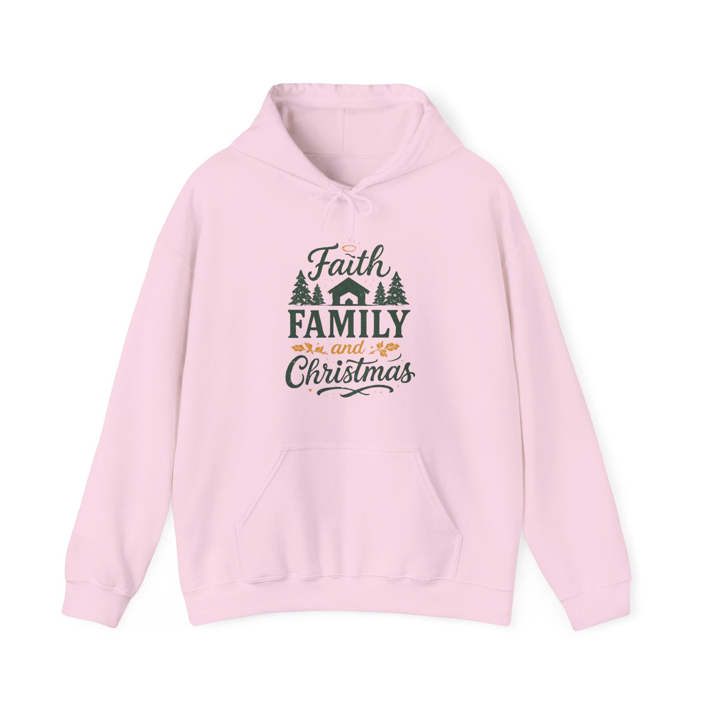 Faith, Family, and Christmas Hoodie