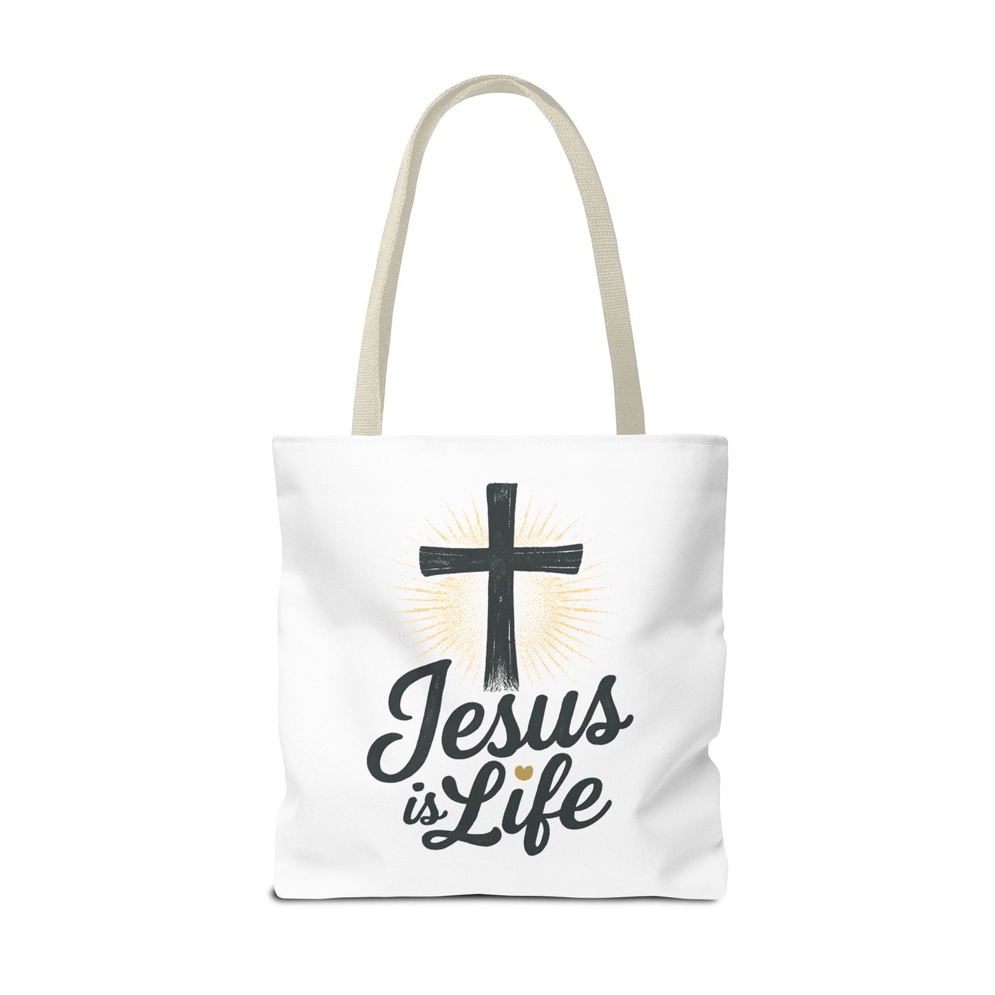Inspirational Jesus Tote Bag - Faith-Based Carry All