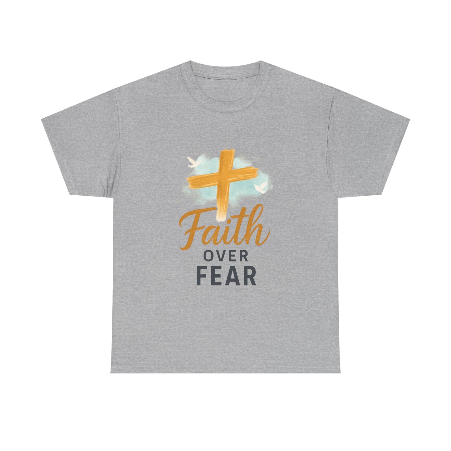 Faith Over Fear Unisex Heavy Cotton Tee