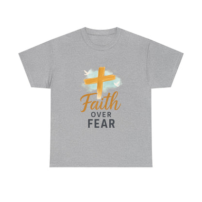 Faith Over Fear Unisex Heavy Cotton Tee