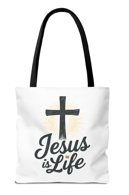 Inspirational Jesus Tote Bag - Faith-Based Carry All