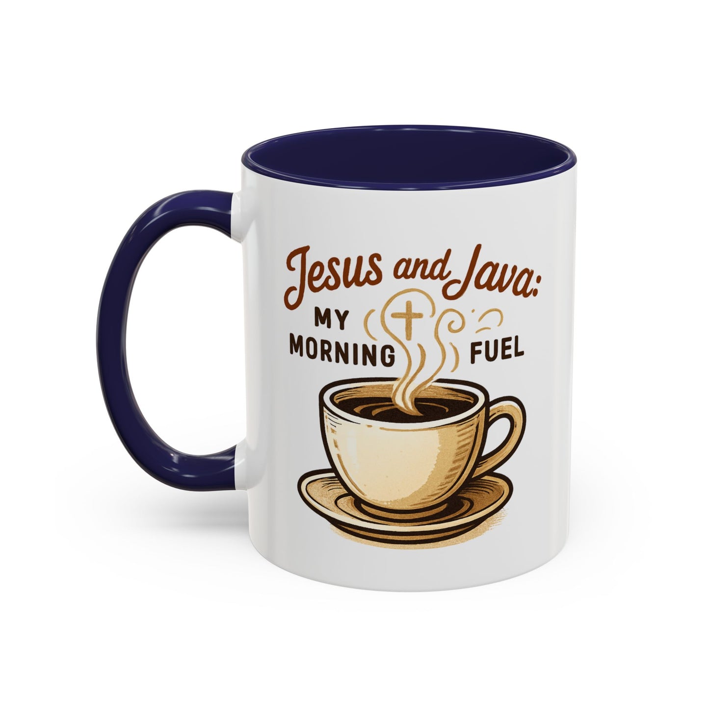 Faith & Coffee Mug: "Jesus and Java" Morning Fuel, Thank You Gift, Christian Coffee Lovers, Religious Kitchen Decor, Inspirational Drinkware