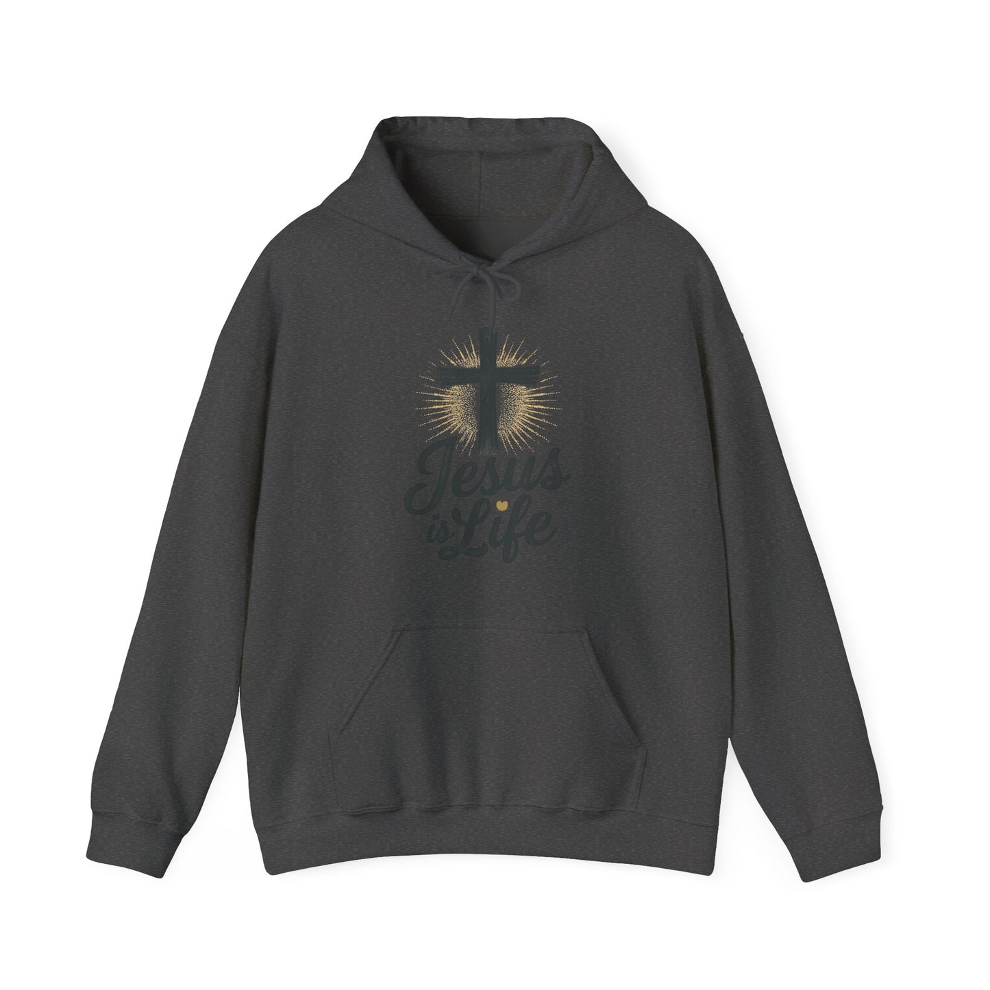 Jesus is Life" - Unisex Hoody - Comfortable & Inspirational Sweatshirt