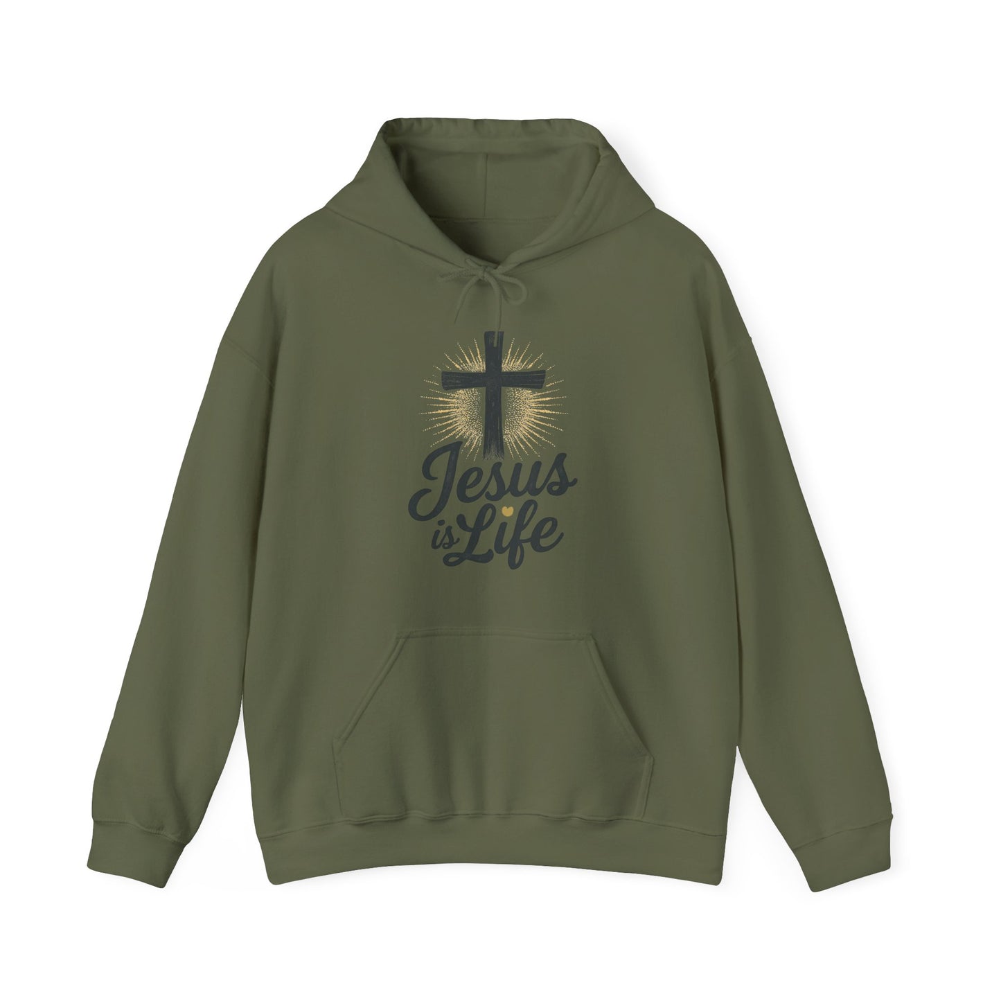 Jesus is Life" - Unisex Hoody - Comfortable & Inspirational Sweatshirt