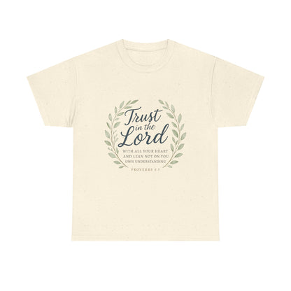 " Trust in the Lord" - Faith-Inspired Unisex Tee - Comfortable Cotton Shirt, Everyday Wear