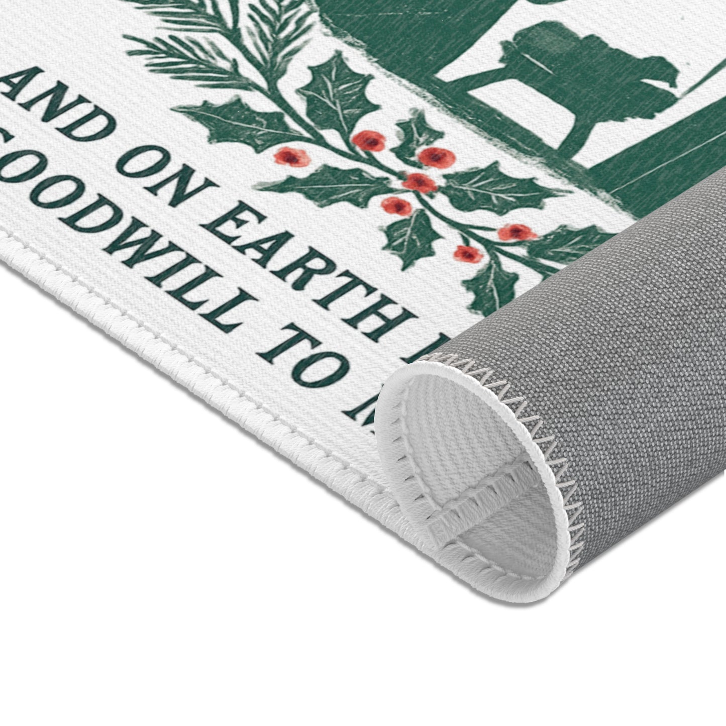 Christmas Area Rug, Holiday Home Decor, Nativity Scene Rug, Festive Floor Mat, Seasonal Decorations, Gift for Him/Her