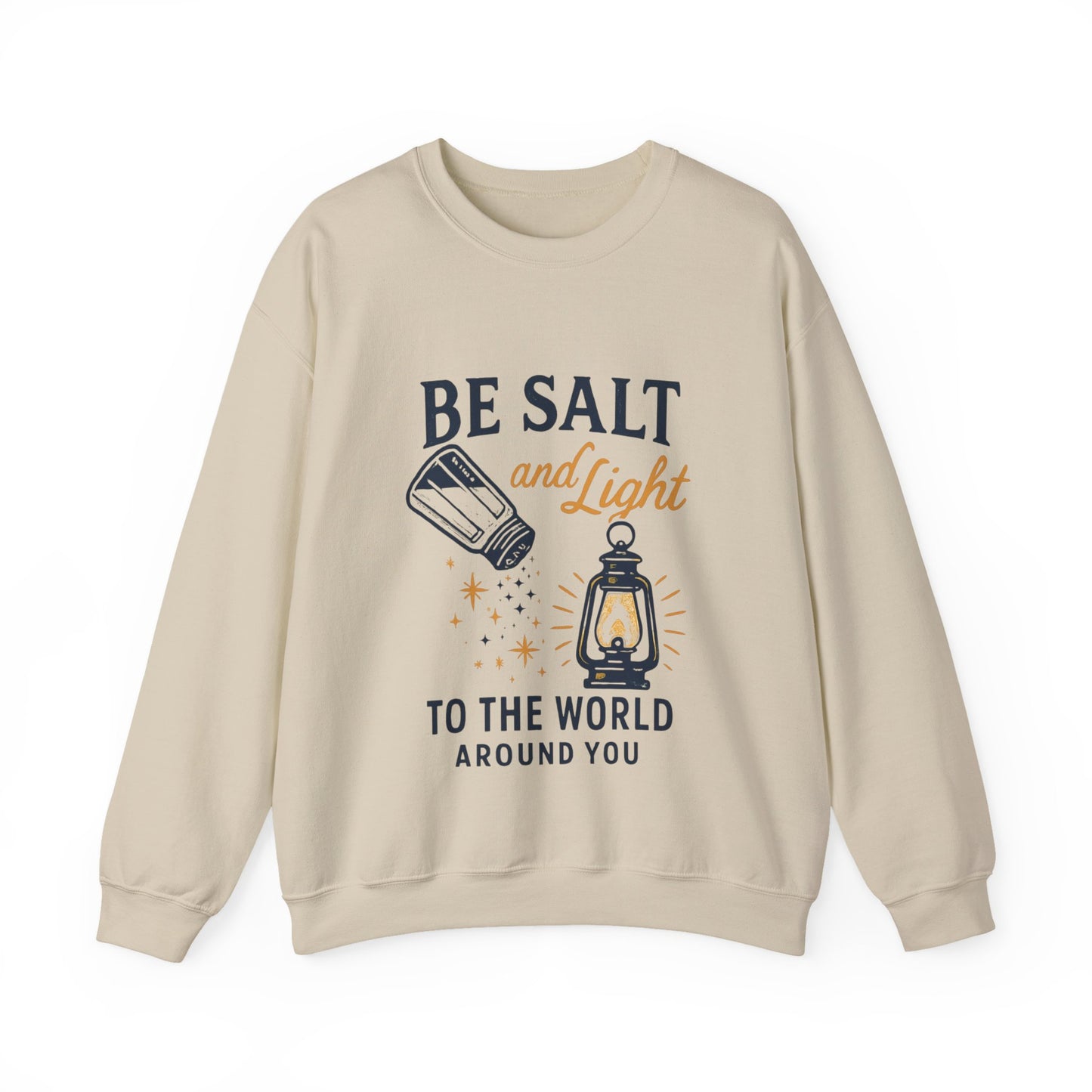 "Be Salt and Light to the World" - Unisex Heavy Blend™ Crewneck Sweatshirt