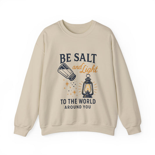 "Be Salt and Light to the World" - Unisex Heavy Blend™ Crewneck Sweatshirt