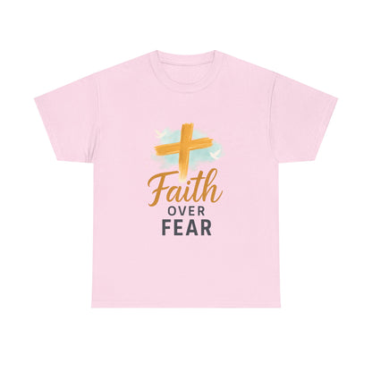 Faith Over Fear Unisex Heavy Cotton Tee