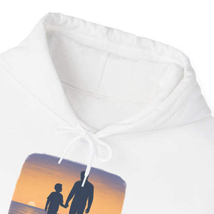 He Walks With Me Hooded Sweatshirt, Comfort Wear, Faith Apparel, Inspirational Clothing