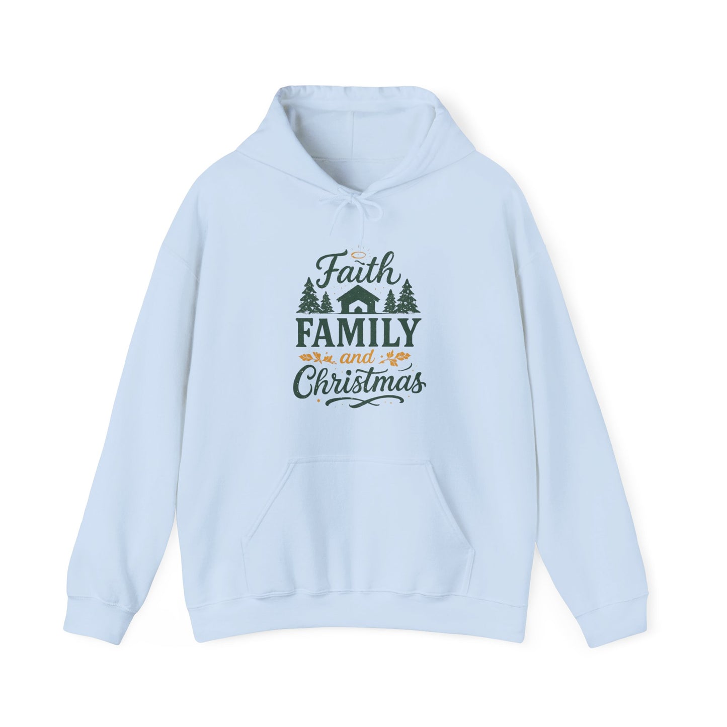 Faith, Family, and Christmas Hoodie