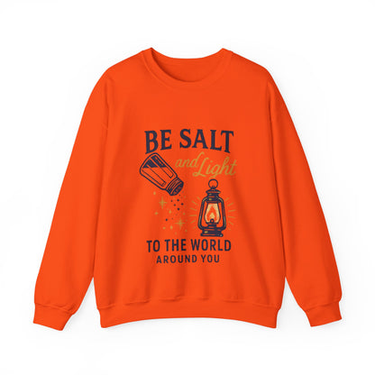 "Be Salt and Light to the World" - Unisex Heavy Blend™ Crewneck Sweatshirt