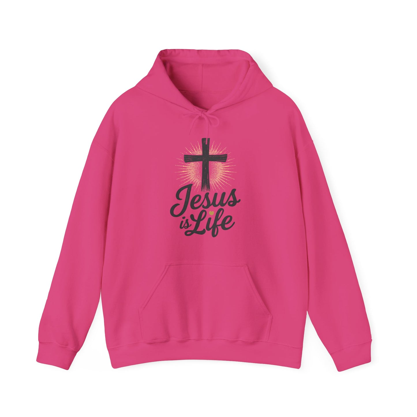Jesus is Life" - Unisex Hoody - Comfortable & Inspirational Sweatshirt