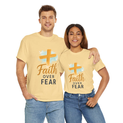 Faith Over Fear Unisex Heavy Cotton Tee