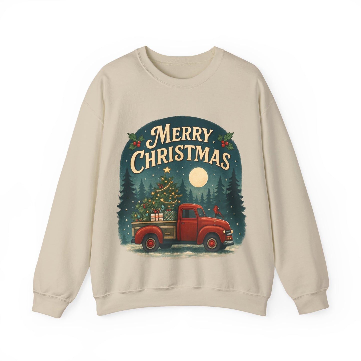 Merry Christmas Truck Sweatshirt