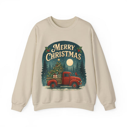 Merry Christmas Truck Sweatshirt