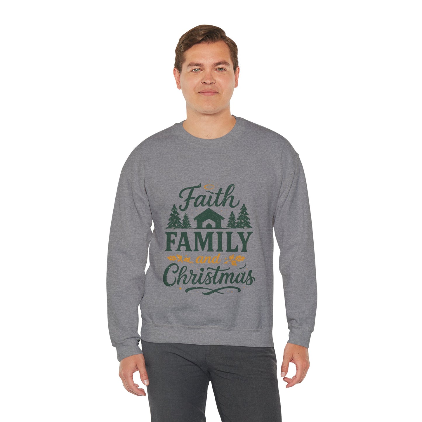 Faith Family Christmas Sweatshirt