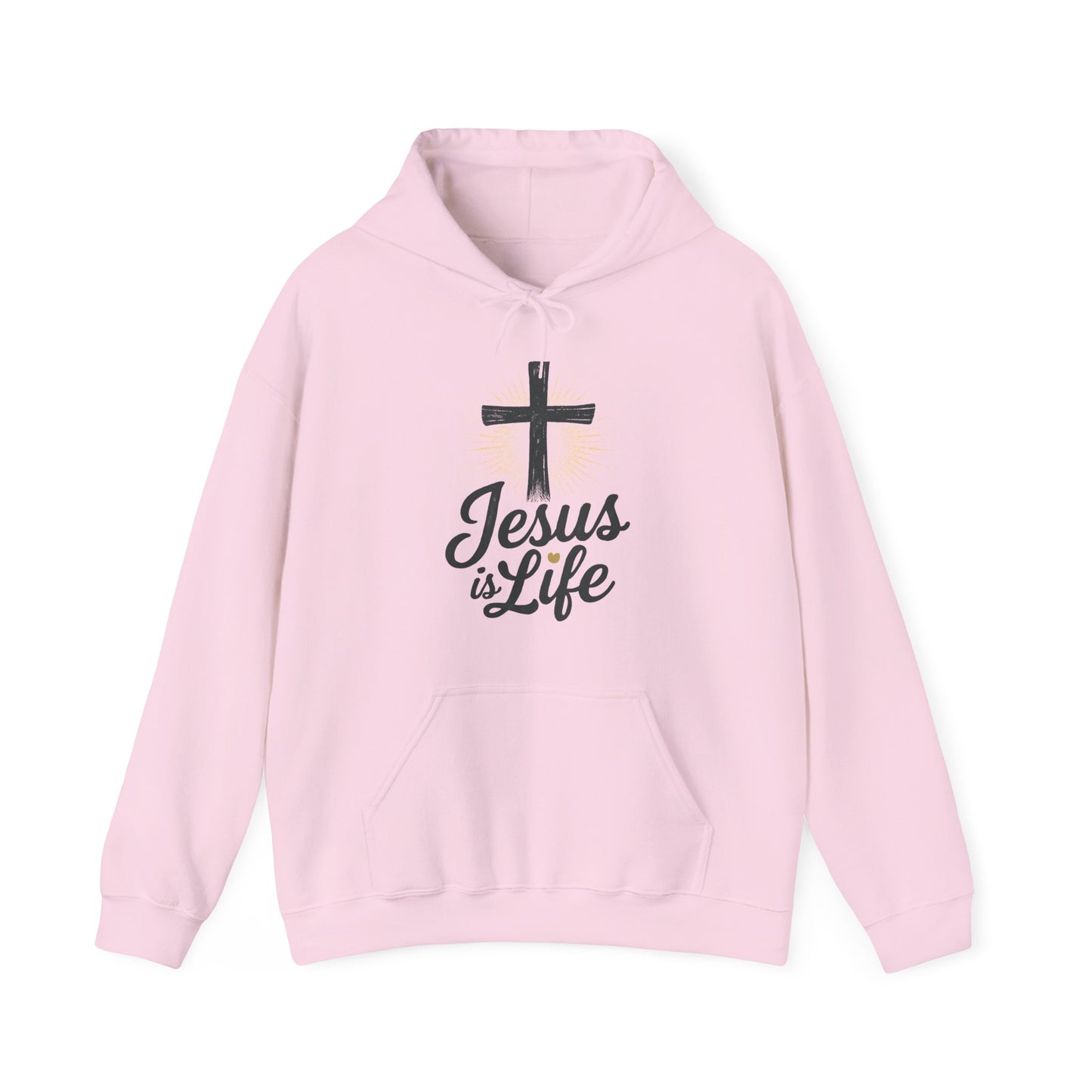 Jesus is Life" - Unisex Hoody - Comfortable & Inspirational Sweatshirt