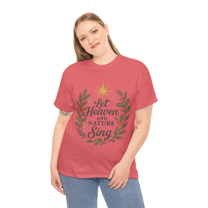 Let Heaven and Nature Sing Christmas Tee