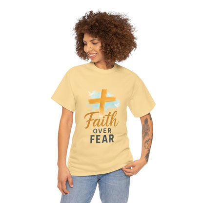 Faith Over Fear Unisex Heavy Cotton Tee