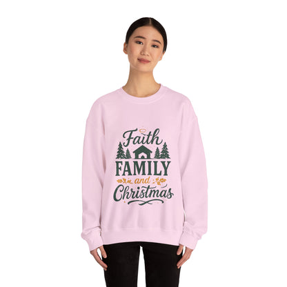 Faith Family Christmas Sweatshirt