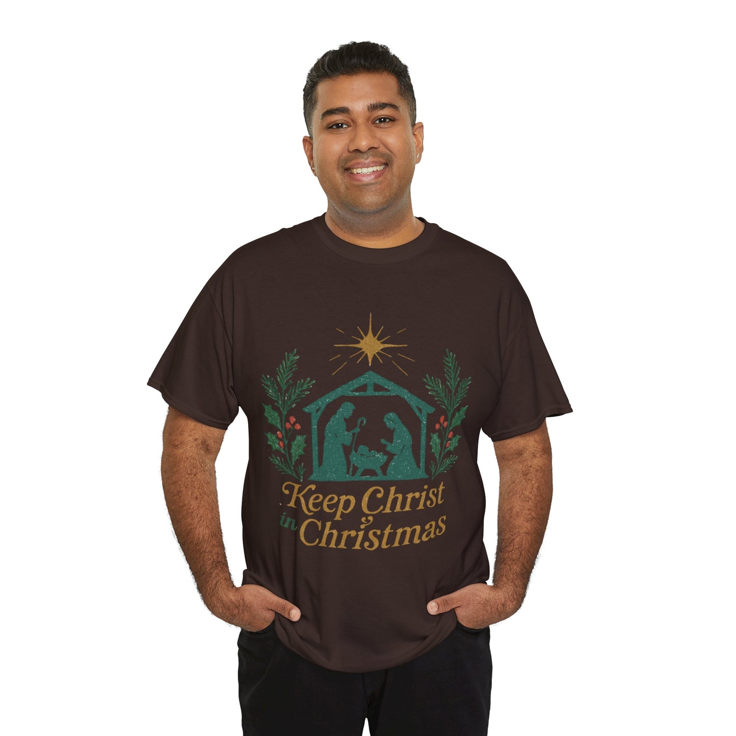 Keep Christ in Christmas Unisex Heavy Cotton Tee