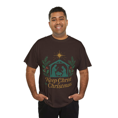 Keep Christ in Christmas Unisex Heavy Cotton Tee