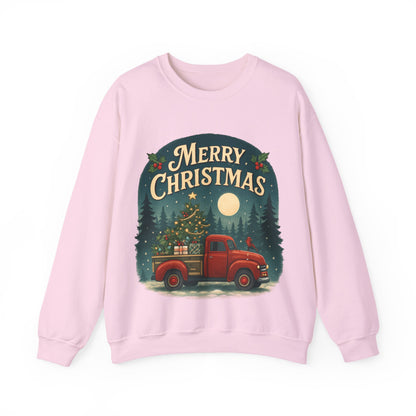 Merry Christmas Truck Sweatshirt