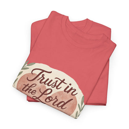 Inspirational Christian Tee – Trust in the Lord with All Your Heart