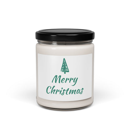"Merry Christmas" Scented Soy Candle | Holiday Gift, Home Décor, Aromatherapy, Relaxation, Eco-Friendly