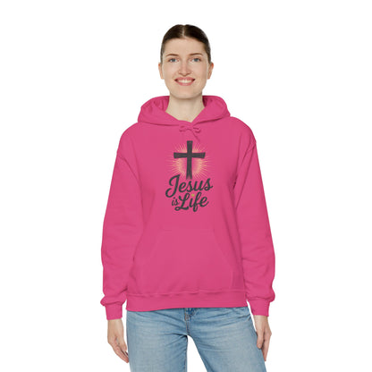 Jesus is Life" - Unisex Hoody - Comfortable & Inspirational Sweatshirt