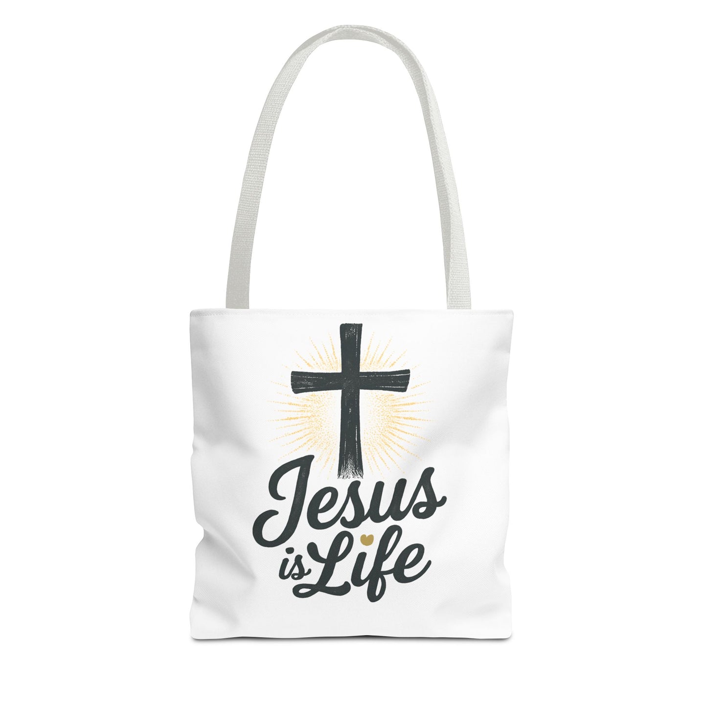 Inspirational Jesus Tote Bag - Faith-Based Carry All