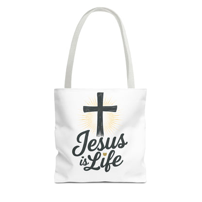 Inspirational Jesus Tote Bag - Faith-Based Carry All