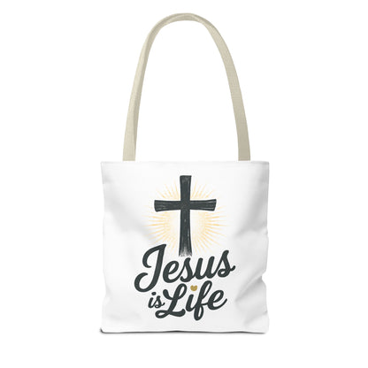 Inspirational Jesus Tote Bag - Faith-Based Carry All