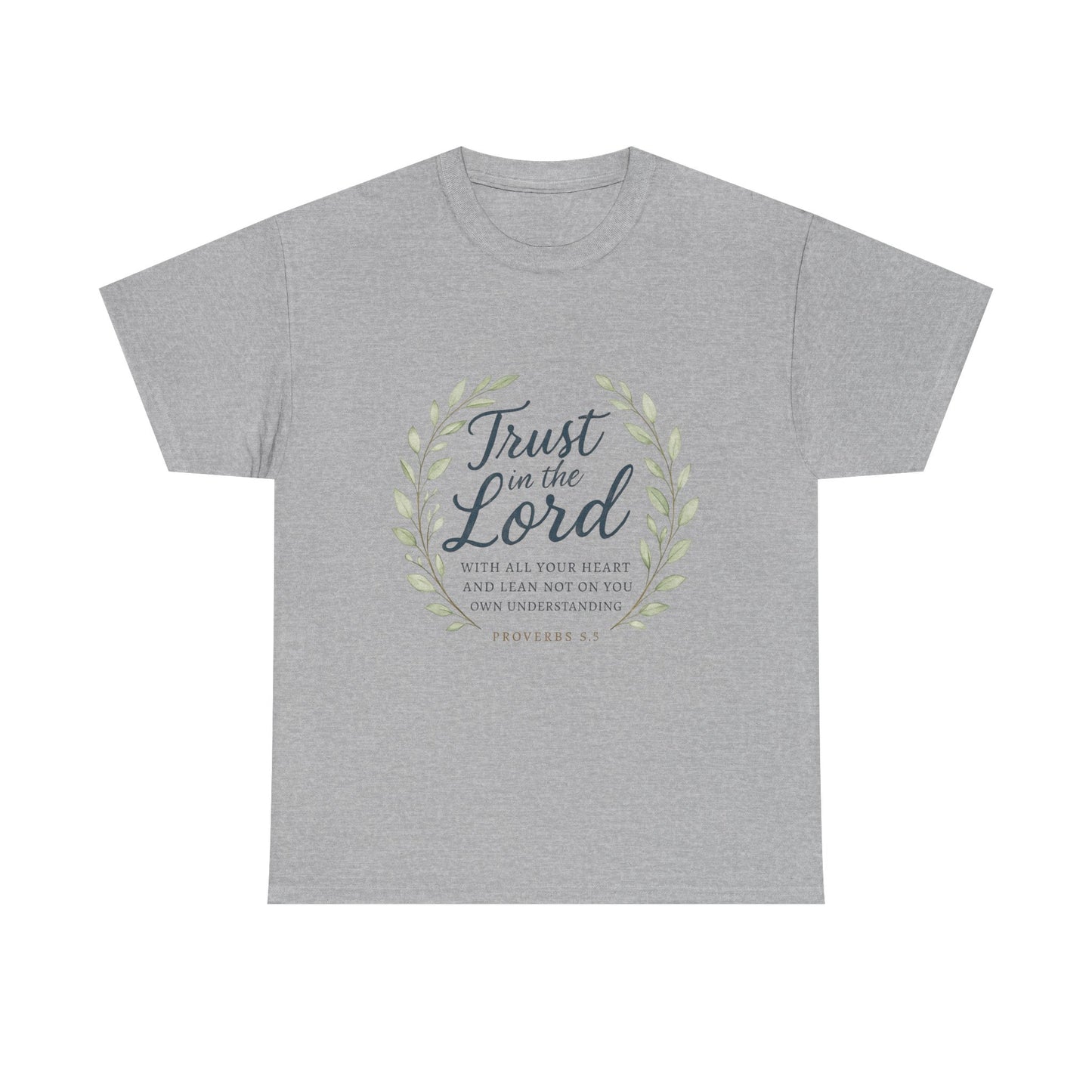 " Trust in the Lord" - Faith-Inspired Unisex Tee - Comfortable Cotton Shirt, Everyday Wear